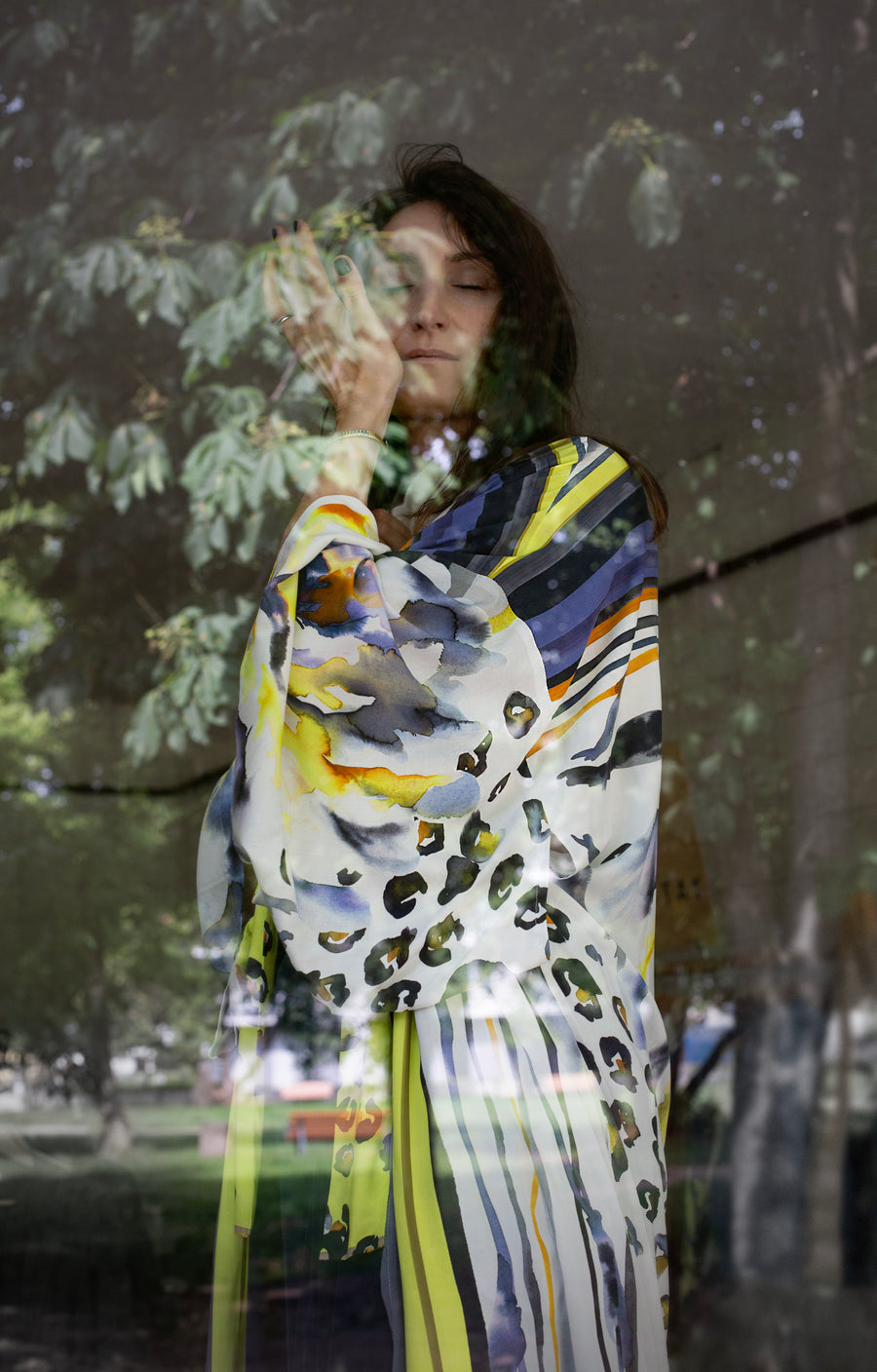 kimono WIELORYBY クジラ
